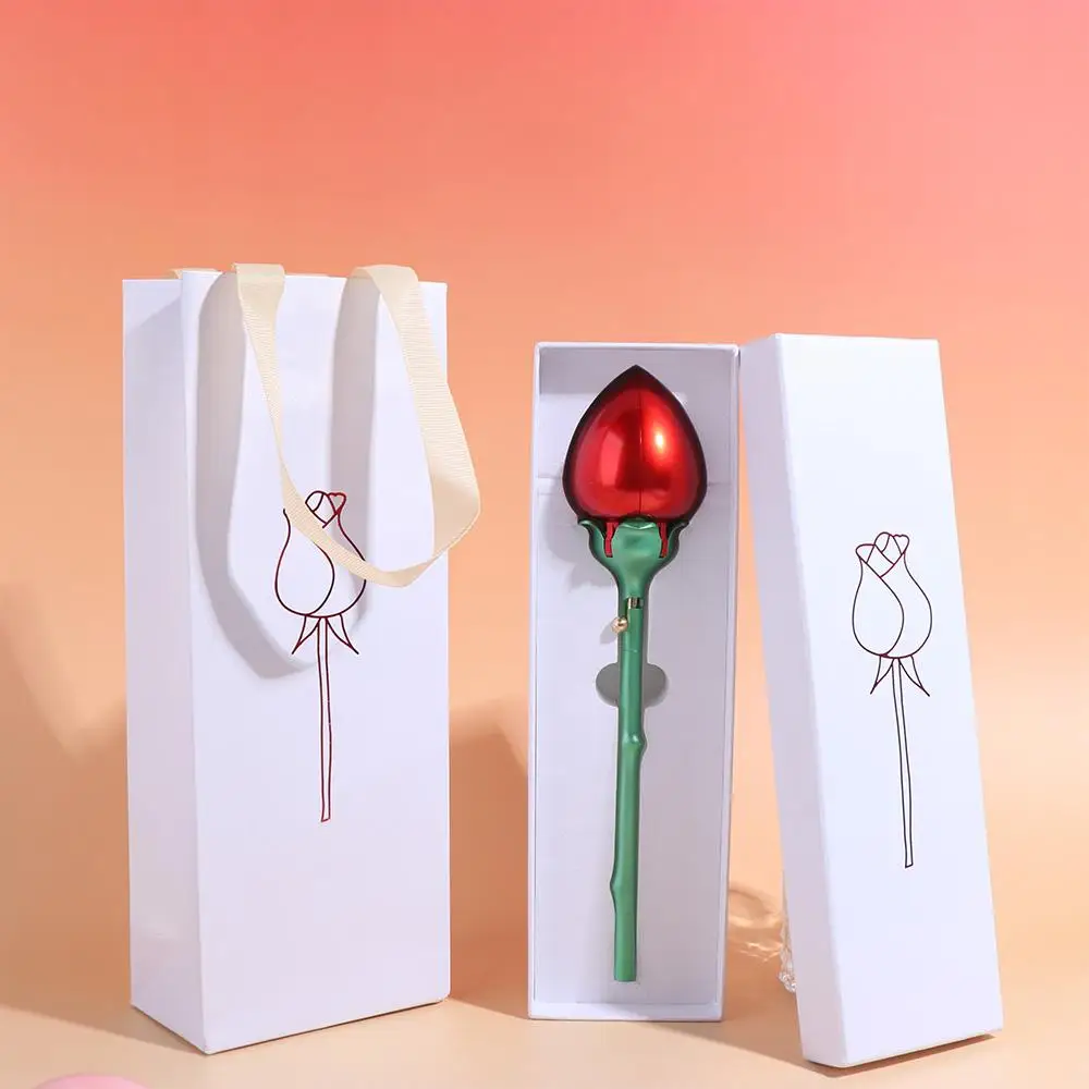 

Dustproof Flower Proposal Ring Box Waterproof Pink Auto Blooming Jewelry Box Red Elegant Rose Ring Box Engagement