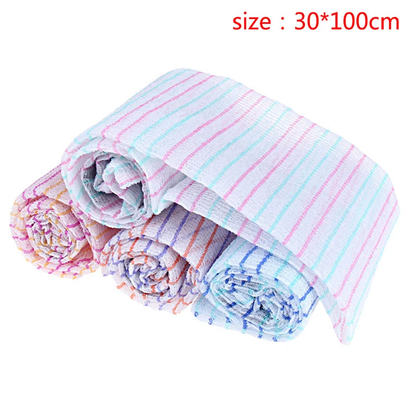 Rubbing Washcloth Bath Brush For Back Towels Exfoliating Scrub Shower Sponge For Body Bathroom Accessories Nylon Towel