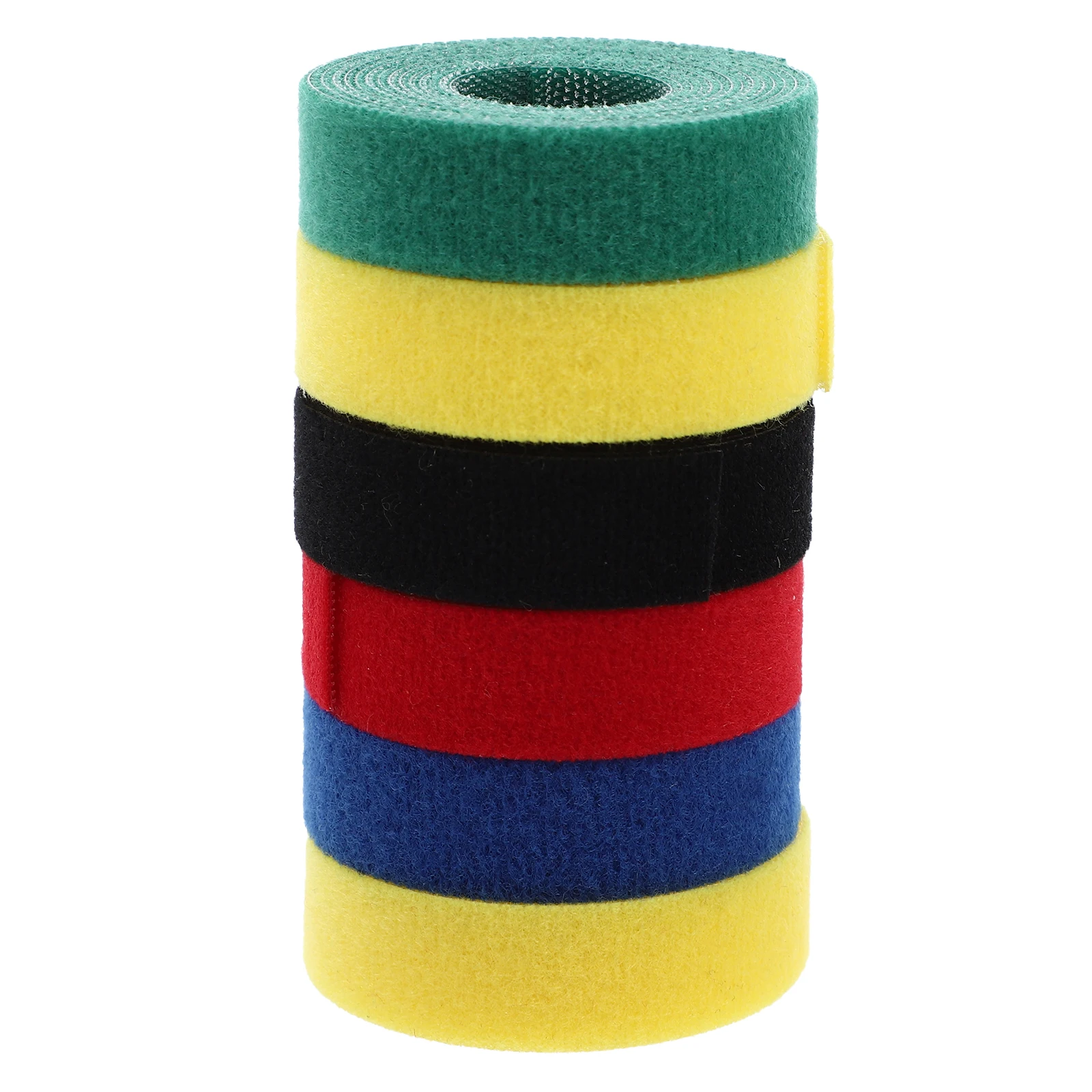 

6 Rolls Reusable Fastening Cable Ties Hook Loop Straps Wire Organizer Cord Management Home Office tidy durable