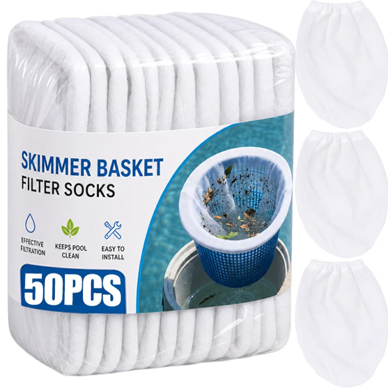 New Swimming Pool Garbage Cover Swimming Pool Filter Socks Skimmer Filter Net Fine Mesh Screen Liner Basket Anti Fouling Cover