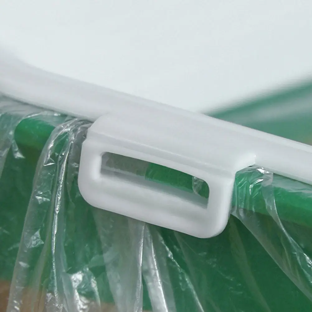 

2Pcs Kitchen Garbage Bag Rack Hanging Over Cabinet Door Plastic Trash Bag Holder Storage Organizer Space Saver