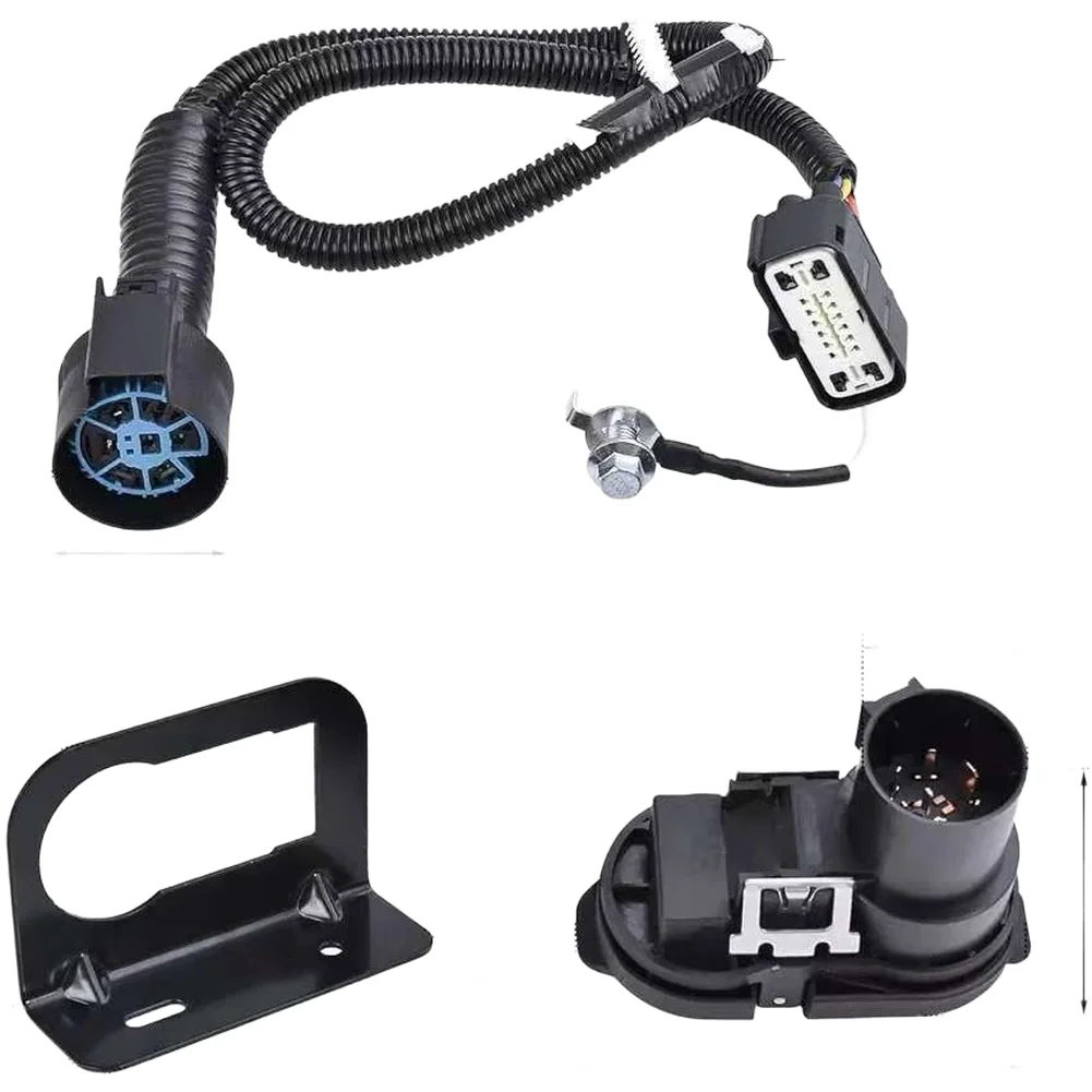 Vehicle Trailer Installation Tow Wiring Harness Trailer Connector OE 9L3Z-15A416-A Replacement Sealed Weatherproof Connector