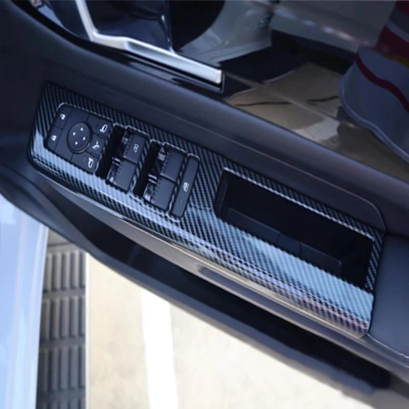 L/RHD For Mitsubishi Triton L200 2024 2025 Door Armrest Panel Window Lift Button glass swtich Cover interior car accessories