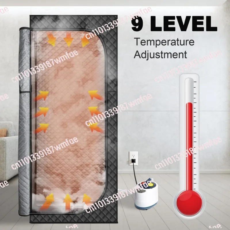Steam box Household full body sauna box Folding portable sweat steam room image 3