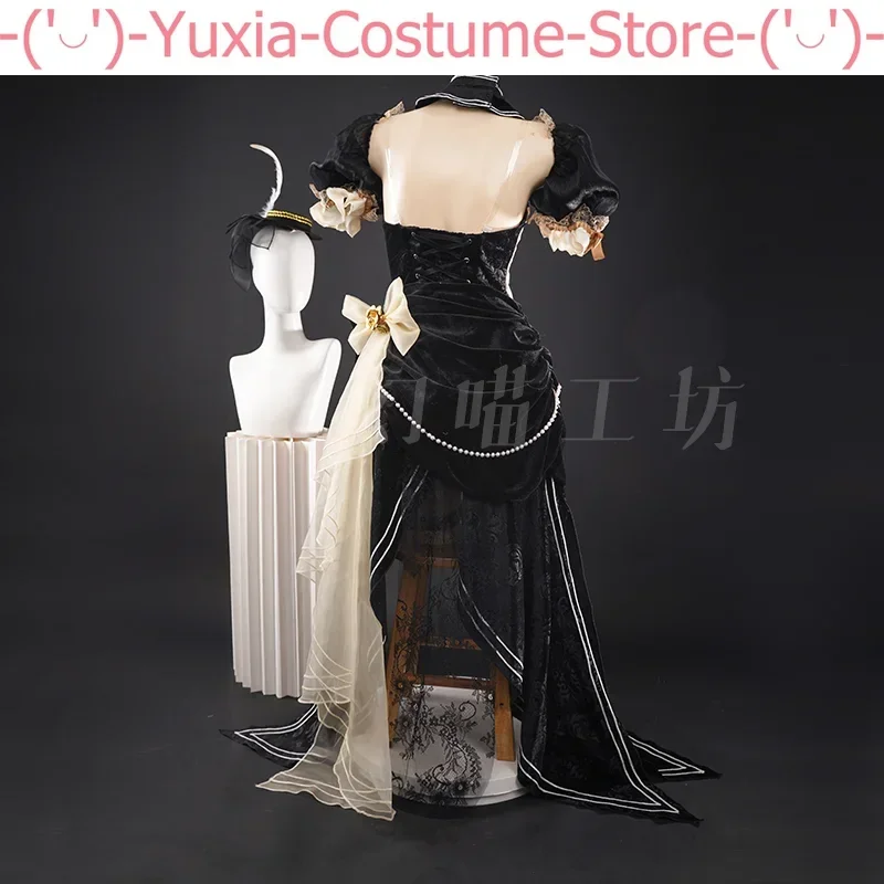 Genshin Impact Navia Caspar Dress Cosplay Costume Cos Game Anime Party Uniform Hallowen Play Role Clothes Clothing