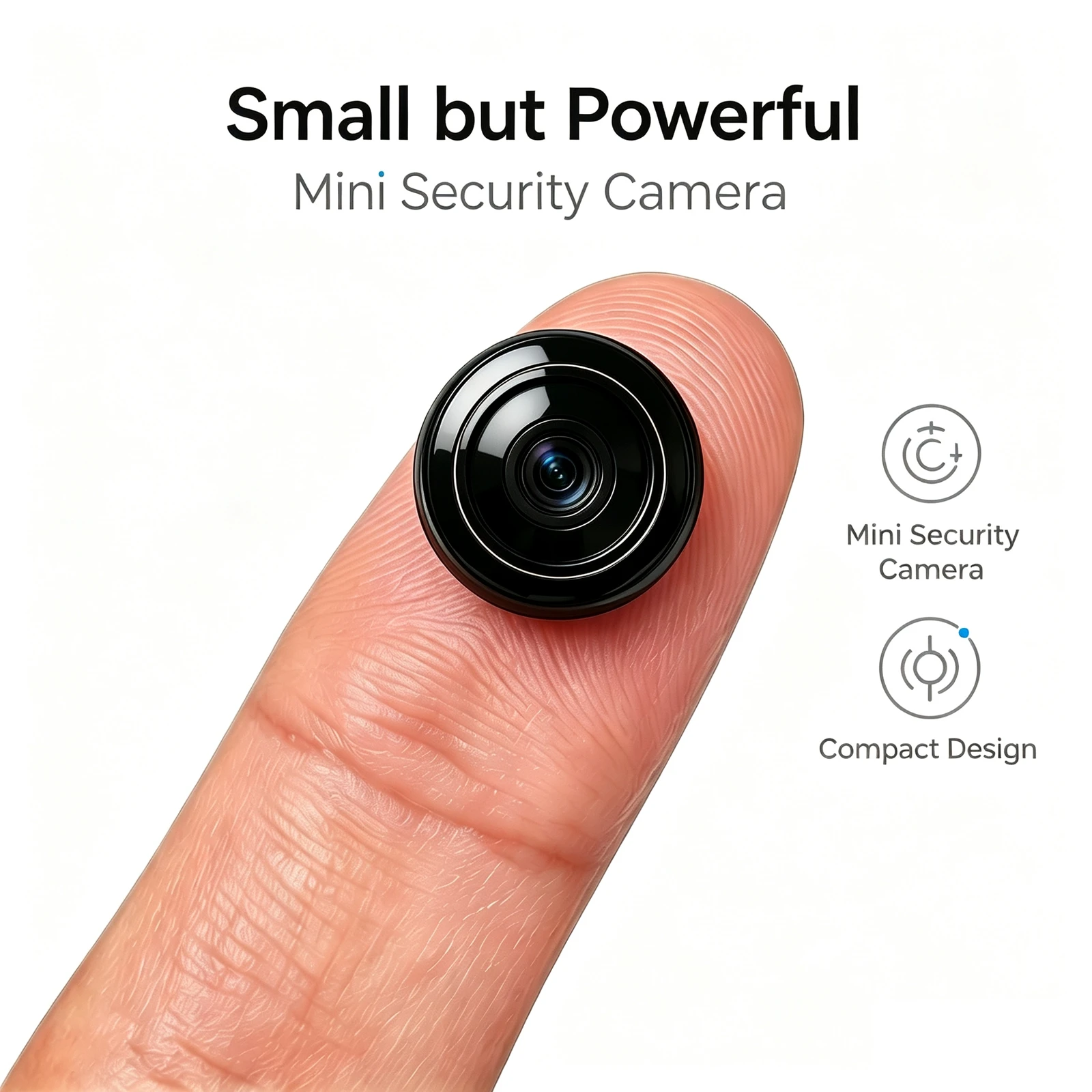 Y6  360° Panoramic Fisheye Security Camera, Wireless WiFi Indoor Home Surveillance Cam, HD Night Vision, Two-Way Audio, Multi-View Remote Phone Access for Store Office Panoramic Monitoring
