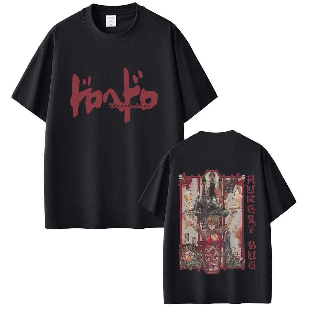 

Anime Dorohedoro Graphic T-shirt Kaiman Merch Tshirt Summer Men Women Gothic Manga Rock Streetwear Male Oversized Cotton Tops
