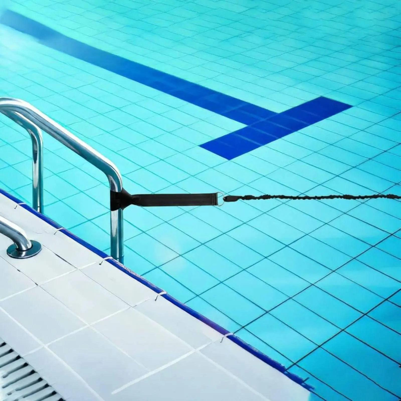

Swimming Training Rope Elastic Swim Resistance Cord Swim Resistance Belt Easy to Use Sports Equipment Secure Fit
