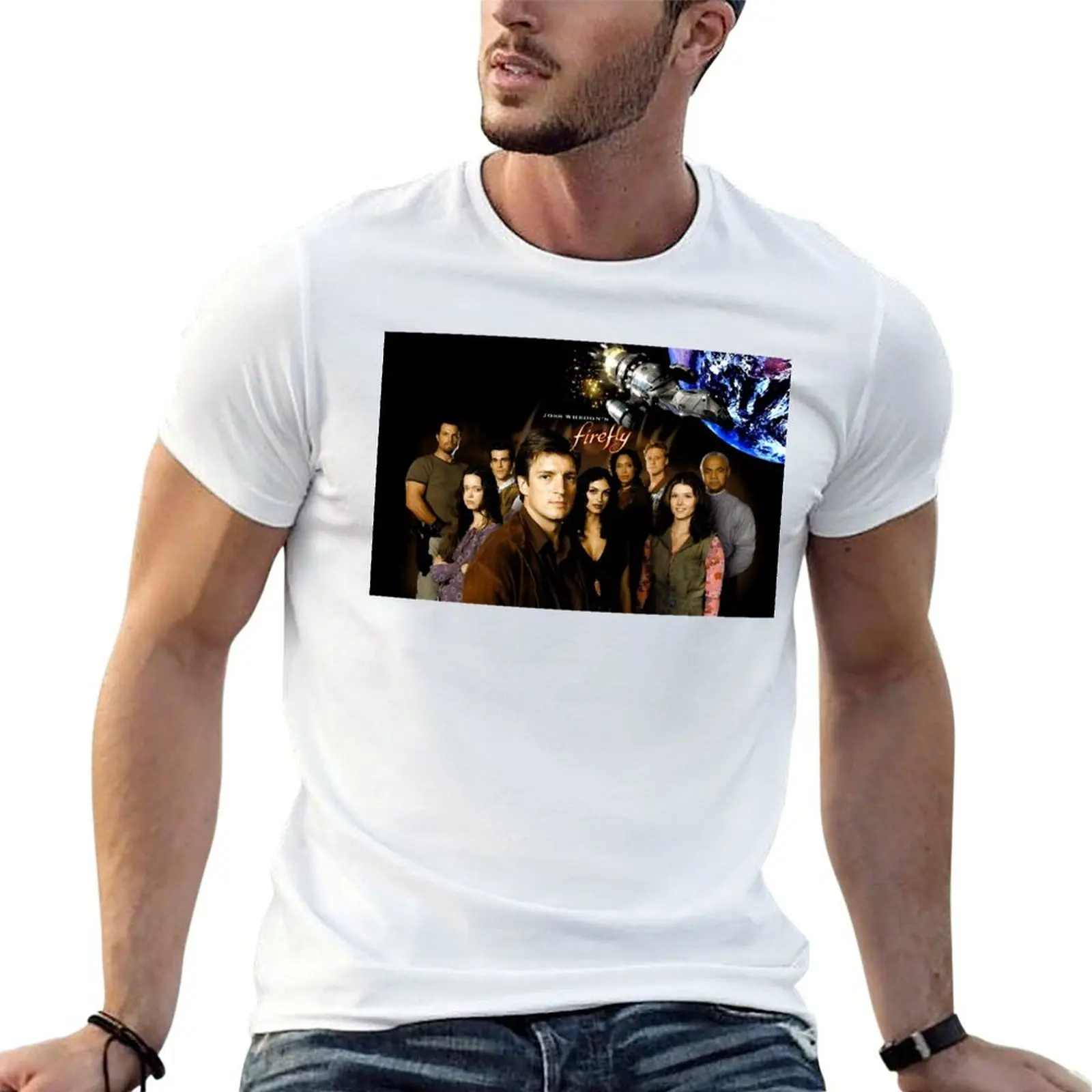 

Firefly Serenity Characters T-Shirt man tshirt t shirts for man cotton soft t shirt man casual T-Shirt