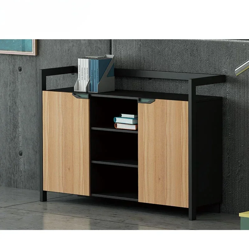 

New Arrival Custom Unique Design Office Furniture Buffet Table Office Credenza File Cabinet Bookshelf