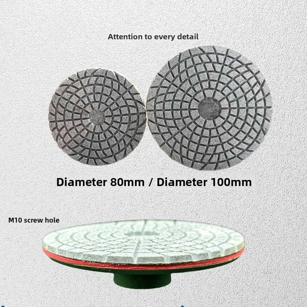 80/100mm Sanding Disc All-in-one Chamfering Grinding Edge Ceramic Tile Trimming Polishing Disc Grinding Polishing Pad