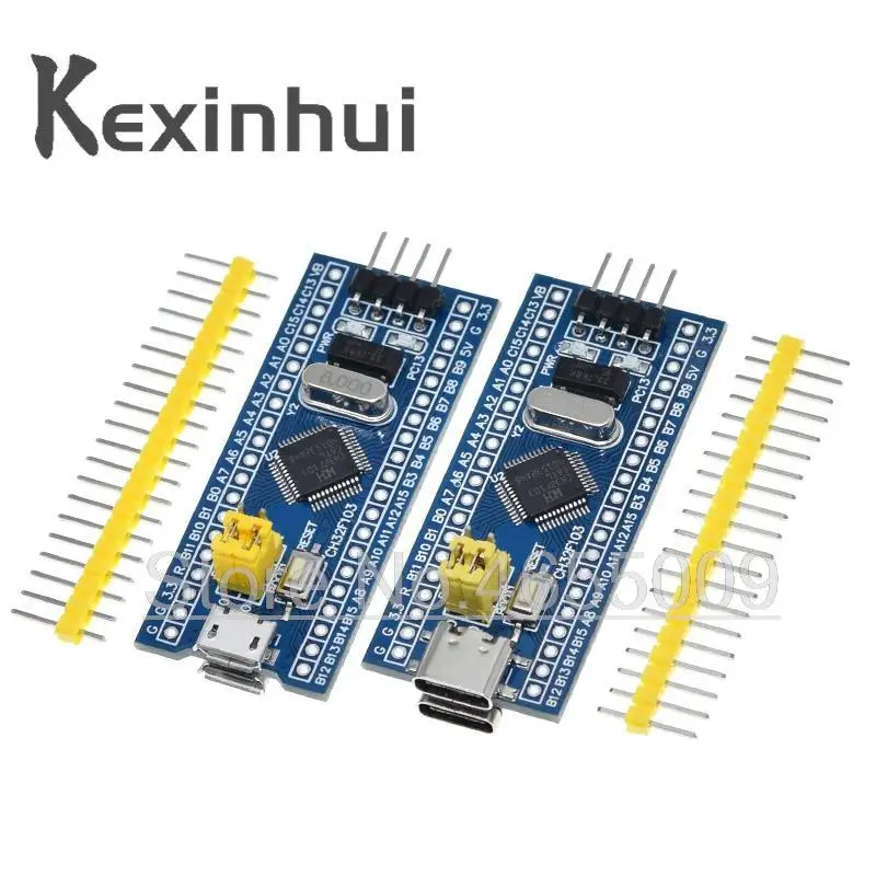 Original STM32F103C8T6 STM32F103C6T6 ARM STM32 Minimum System Development Board Module + ST-Link V2 Mini STM8 Simulator Download