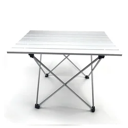 Aluminum Alloy Ultralight Outdoor Folding Camping Table Portable Picnic Dining Table Desk High Strength Durable Furniture Hiking