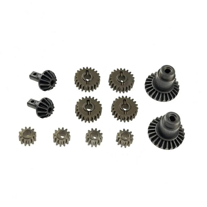 Fit for MJX 1/18 H18P RC Car Spare Parts Upgrade Powder Metallurgy Reinforced Front Rear Axle Gears