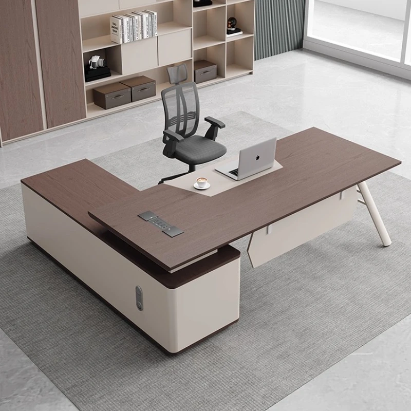 

Minimalist elegant office desk modern interior luxury Mid century Computer table high-end escritorios de computadora furniture