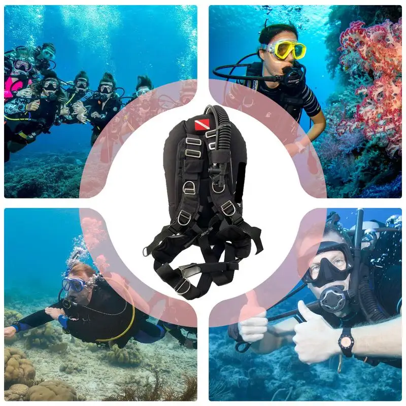 Diving Harness Adjustable Diving Harness With Waist Protection Women Men Ensures Underwater Safety Diving Harness For Travel