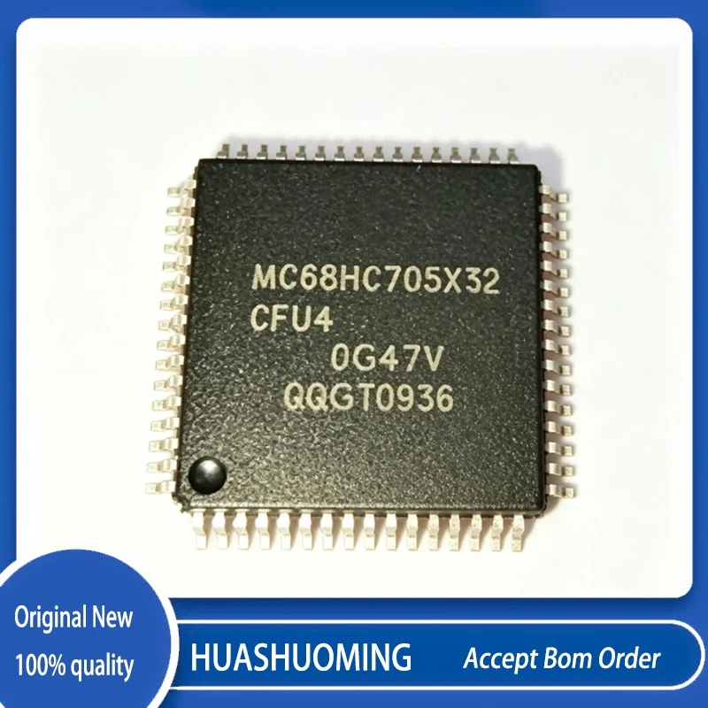 1Pcs/Lot  MC68HC705X32CFU4  MC68HC705X32 QFP-64