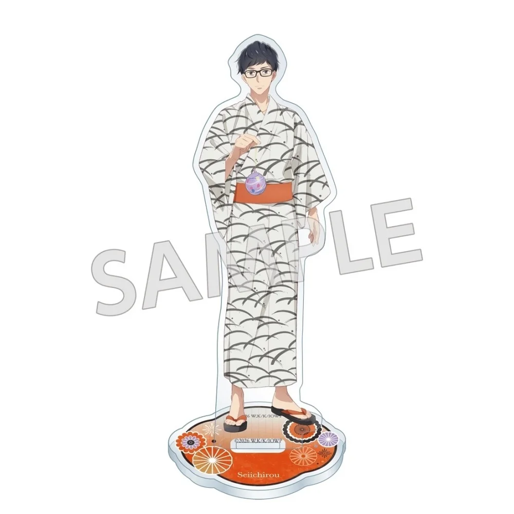 15cm Anime Isekai Office Worker Acrylic Stand Figure Kondou Aresh Model Plate Desk Decor Christmas Gifts Keychain