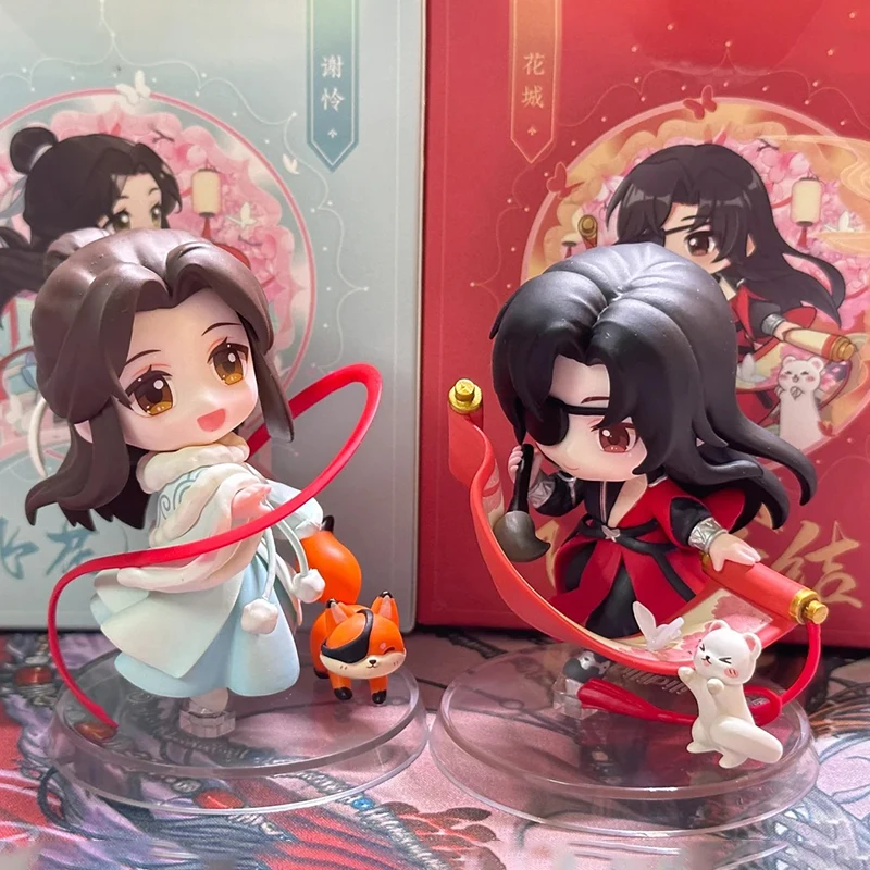 Heavenly Official's Blessing Feihua Qianjie Action Figure Model Toys Anime Hua Cheng Xie Lian Figures Q Edition Ornament Gifts