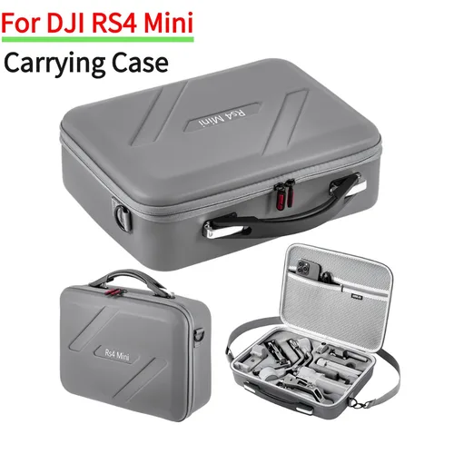 Para DJI RS4 Mini Estuche de transporte bolso de hombro de viaje de PU bolso de hombro de almacenamiento portátil a prueba de golpes accesorios estabilizadores de mano