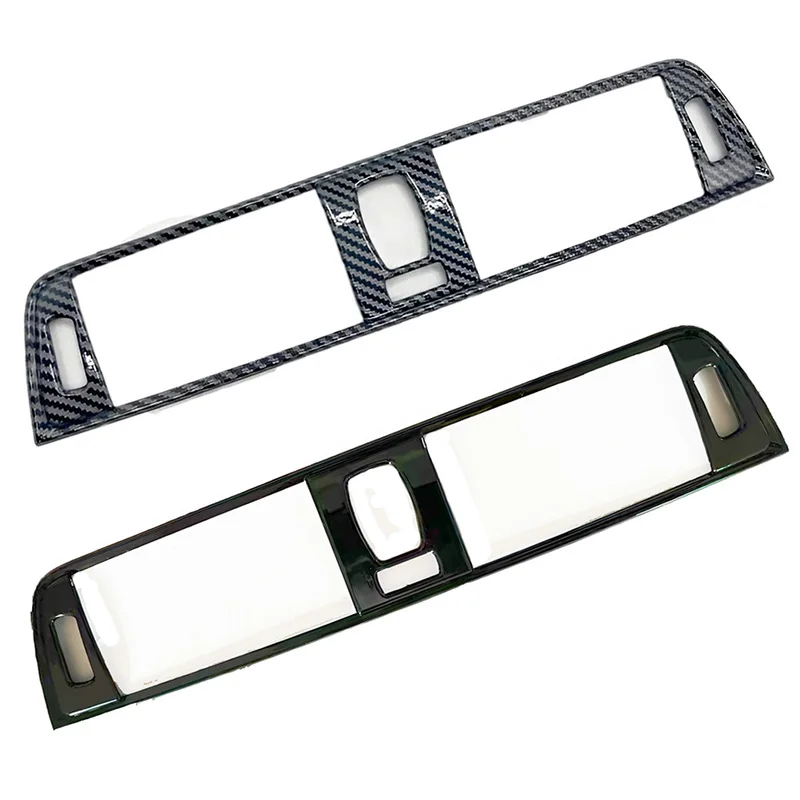 Decoración embellecedora de ventilación de aire acondicionado de consola central de estilo de fibra de carbono para BMW Serie 3/4, 2012-2019, 3GT,