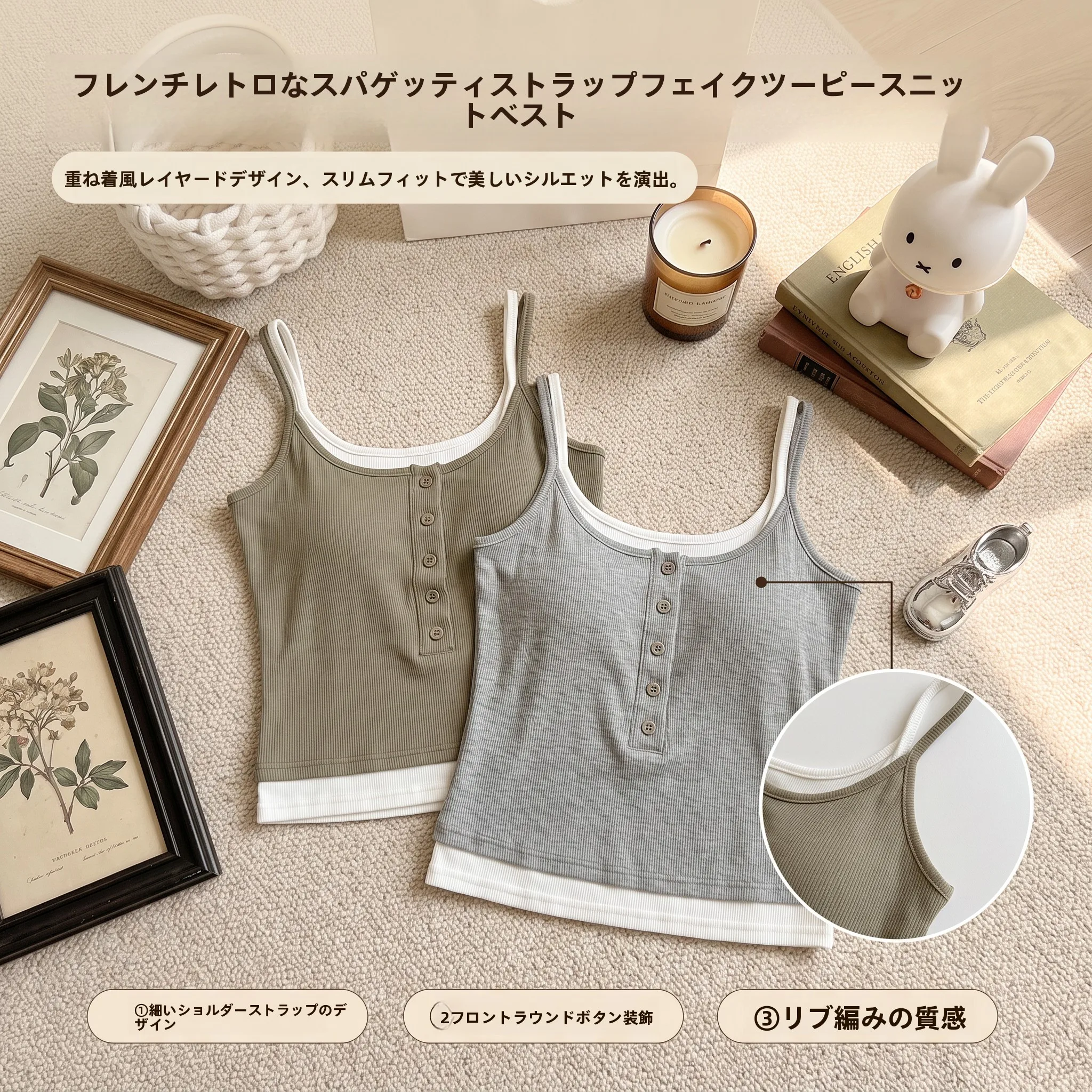 plus Size White Gentle Layered  Strap Vest with Chest Pad for Women's Fashion Outerwear Inner Match Slim Fit Sleeveless Top