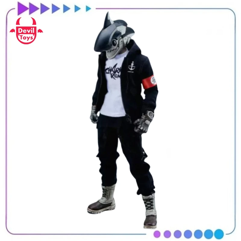 

【Оригинал】Devil Toys Guardian of The Ocean Shark&Remi Black Version 1/6 Фигурка Модель игрушки