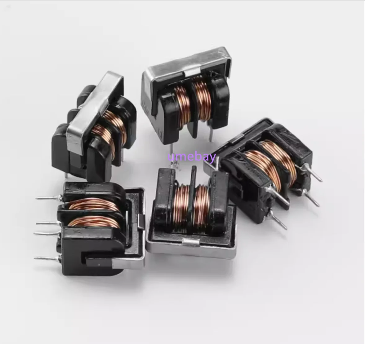 20pcs /  UU9.8 10.5 common mode inductor inductor filter wire diameter 0.2 0.35 pin spacing 7 * 8 5 10 20mh