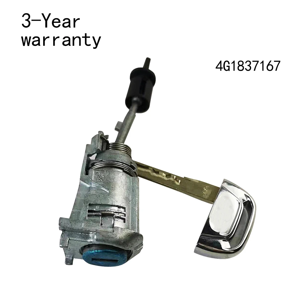 Door Lock Cylinder Door Lock Core With key and case for AUDI A6L 4G1837167 4G1 837 167 107837167BN 107 837 167BN