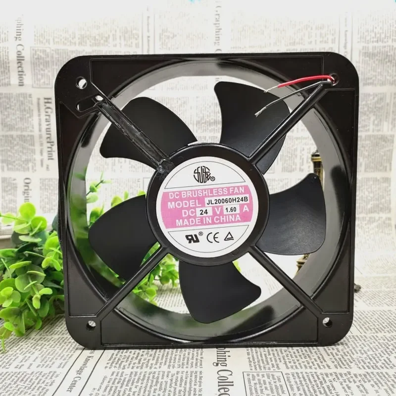 

New Kowloon JL20060H24B 24V 1.60A Axial Flow Cooling Fan for Frequency Converter for 20060