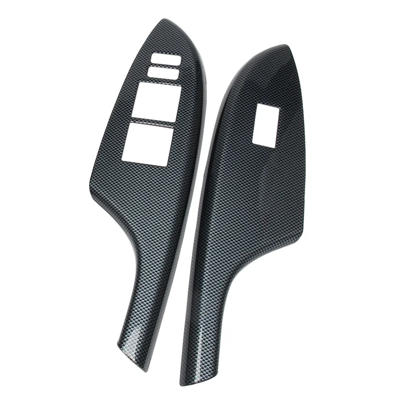 ABGR-自動車ウィンドウリフトボタンスイッチパネルトリムカバー交換部品トヨタカローラ 2007-2013 (左運転席)