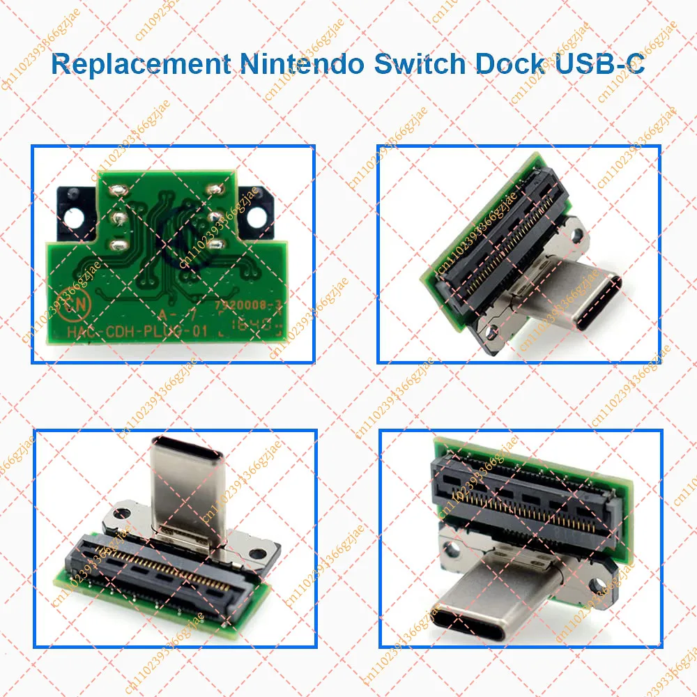 Quality Dock Connector Charging Port USB Type C Socket Compatible for Switch Docking Station Replacement Component Male