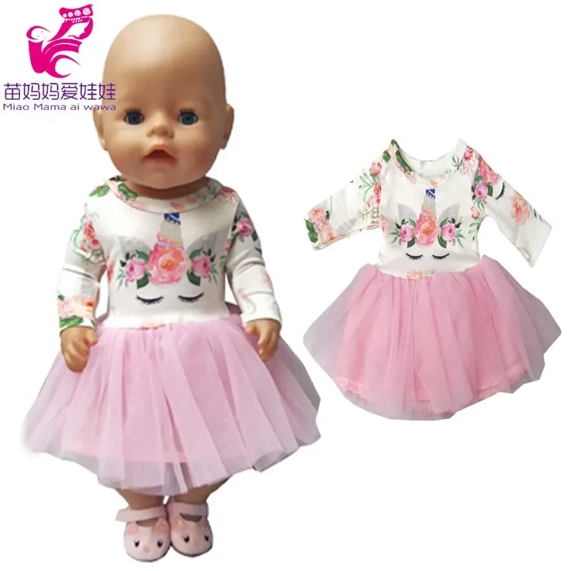 17 Inch Búp Bê Nhảy Đầm Cho 40Cm Bebe Sinh Ra Quần Áo Búp Bê Quần Cho Búp Bê Bé Gái Năm Mới quà Tặng