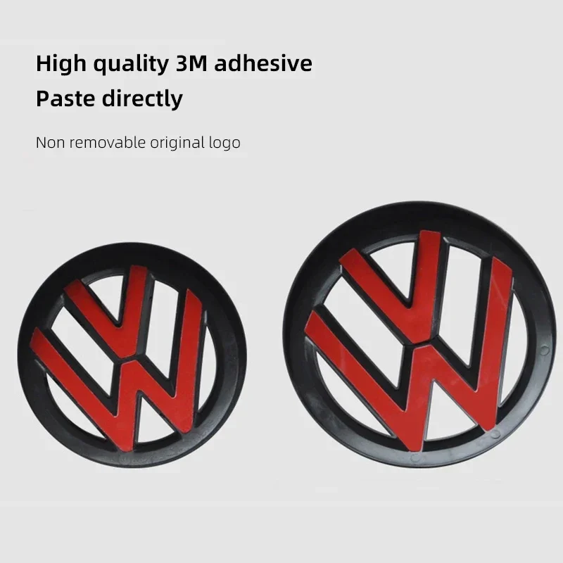 Car Front Grille Trunk Badge Sticker Decoration Accessories For VW Polo Golf MK6 MK7 MK8 CC Passat B6 B7 B8 Tiguan T-ROC Arteon