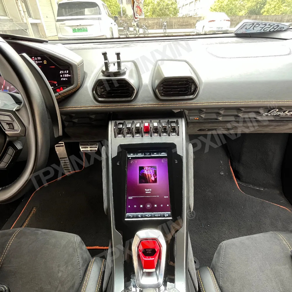 

Update Carplay Car Radio Qualcomm For Lamborghini Huracan 2014-2018 Android 13 HD Screen GPS Navigation Auto Stereo Head Unit