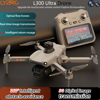 New LYZRC L300 Ultra Drone 4K HD Camera GPS 5G WIFI 360° Obstacle Avoidance Brushless Touch Screen Remote Control Quadcopter Toy