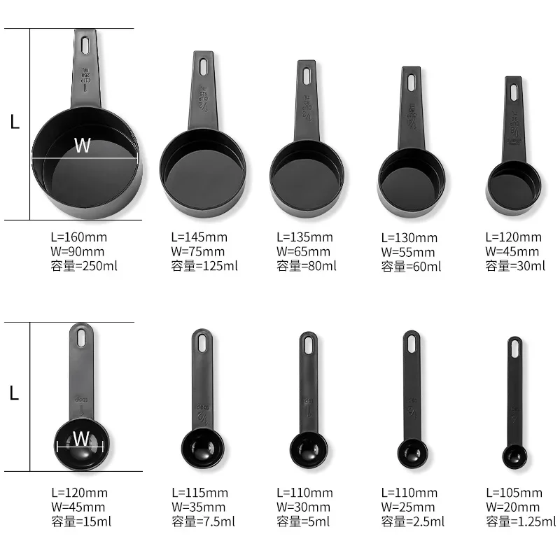 10/5pcs Kitchen Measuring Tools Multipurpose Spoons Teaspoon Cake Baking Flour Sugar Food Measuring Cups Home Cooking Gadgets view 6