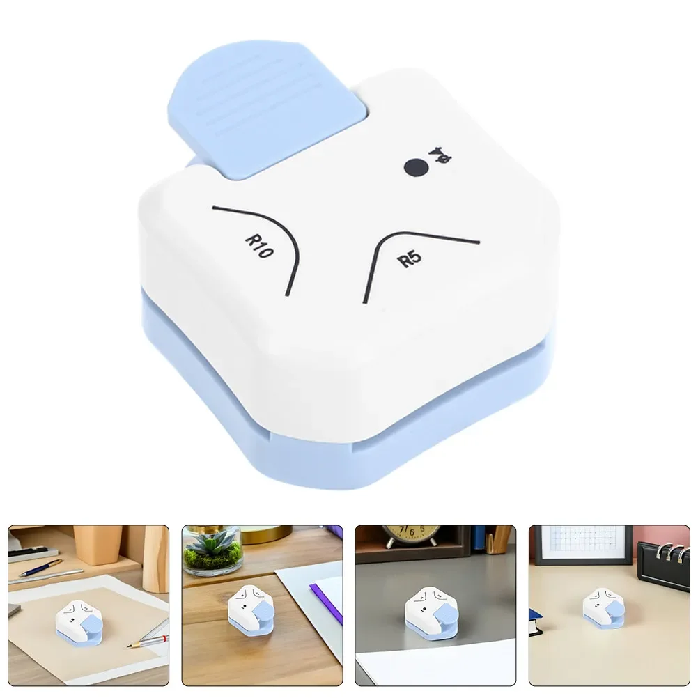 

3 in 1 Tag Punch Corner Rounder Cutter Paper Label for Scrapbooking Card DIY Photo Planner Cutting Supplies