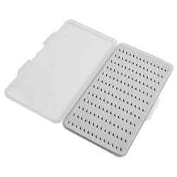 Fish Hook Tackle Fishing Fly Box PP Portable Slim Storage. Tackle Transparent Waterproof Box Clear EVA Fishing