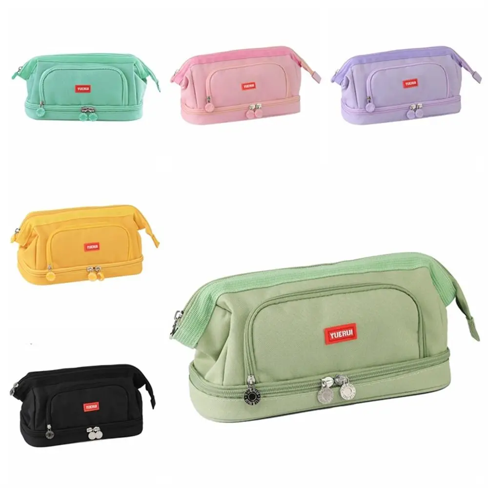 Trousse à Crayons de Grande Capacité Type Bateau, Sac de Rangement Multifonctionnel pour Étudiants, Poudres de Stylos