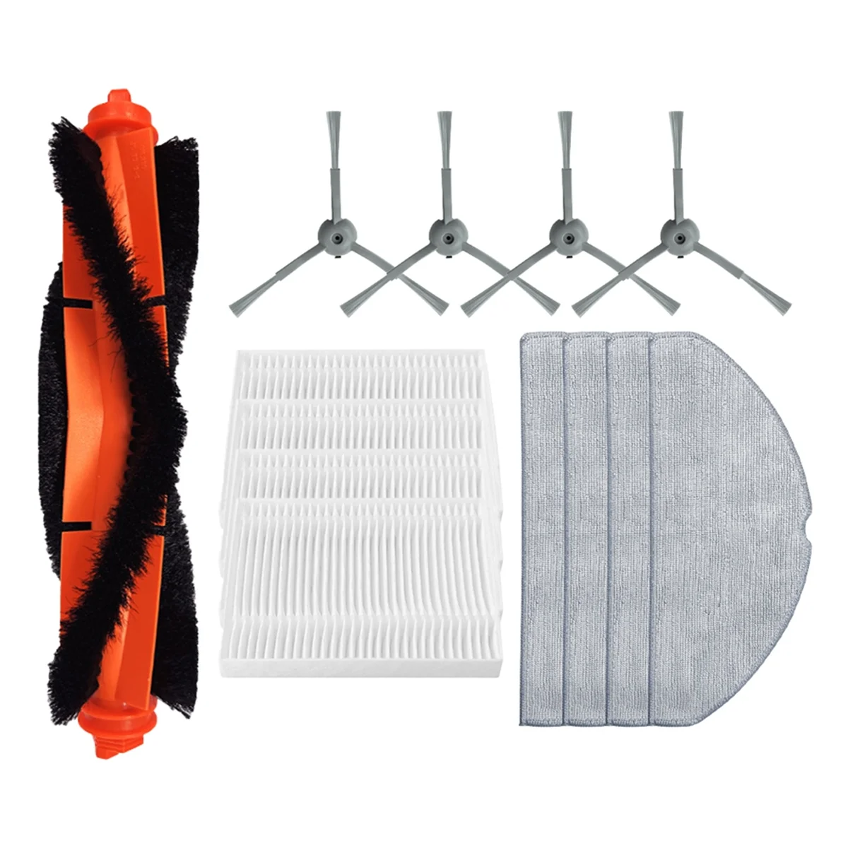 A62K لـ L20 / V8 Pro Robot استبدال فرشاة جانبية رئيسية فلتر HEPA ممسحة وسادات إكسسوارات قطع غيار