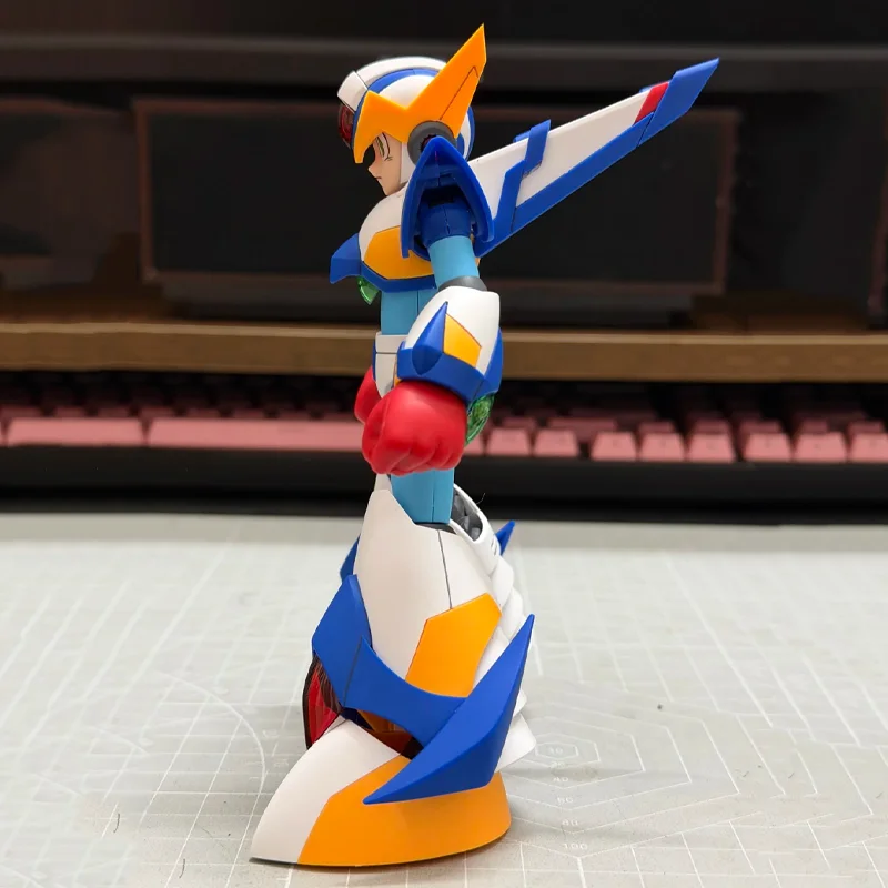 SS KP701 Mega Man X Fifth Form Falcon Action Figures Assembly Model Kit Rockman Desktop Ornament Doll Boy Puzzle Toy Collectible view 5