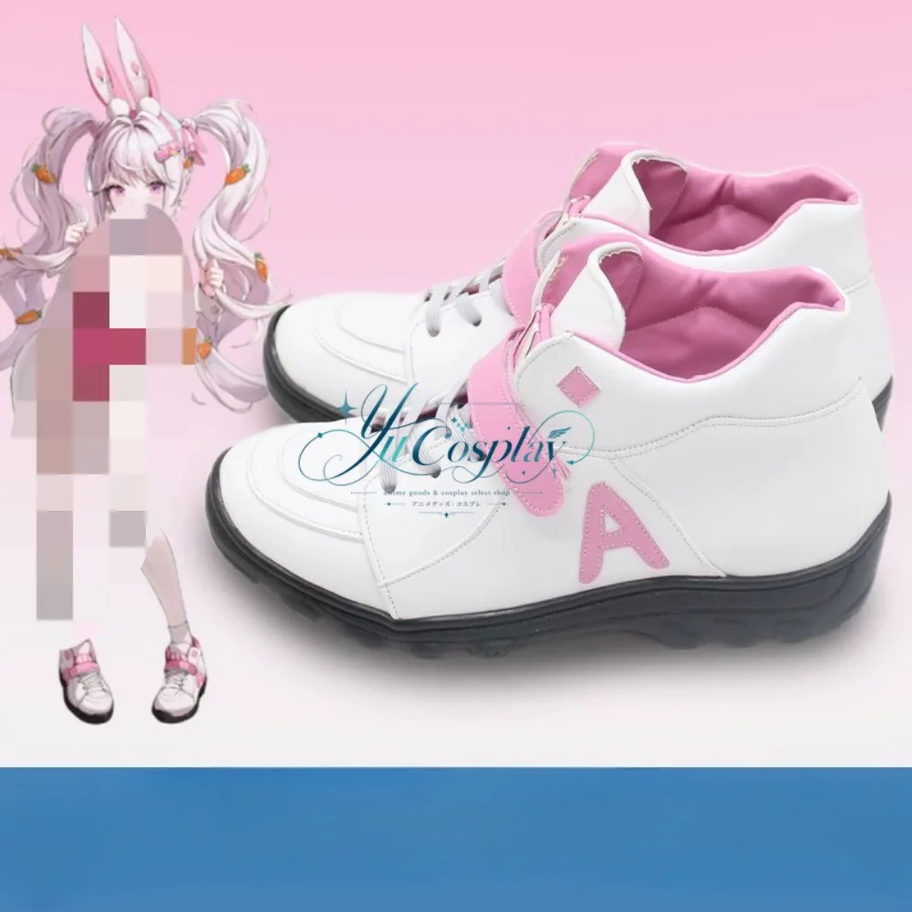 Alice Bunny Girl Cosplay Shoes Custom Made for Valentine Fantasy Costume Party Stage Performance and Photography