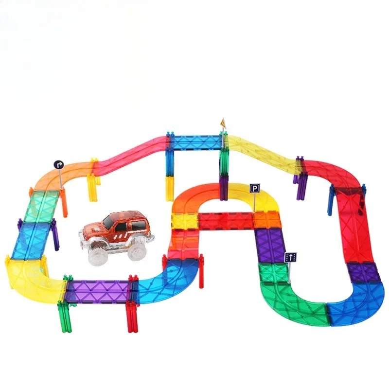 Children's Electric Railcar Circuit Set Adventure Circuit Toys Boys Children