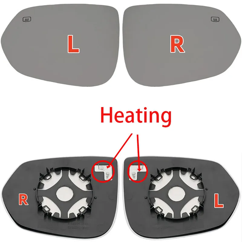 Car Mirrors For Changan CS15 (2019 2020 2021) Car Left/Right Side Mirror Reflective Lens Unheated Mirror/With Heating