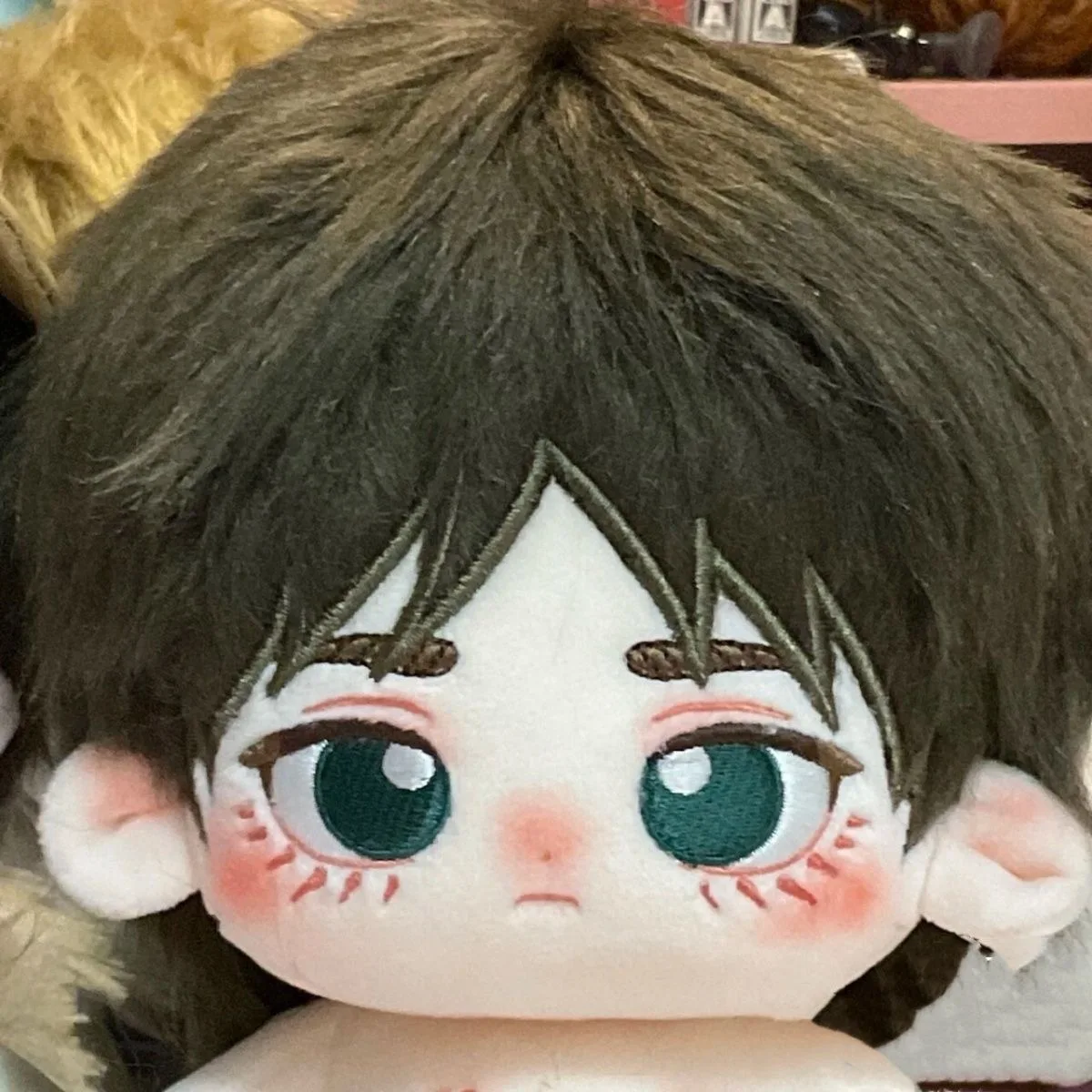 Anime Eren Attributes Handsome Plush Doll Cotton Body 20CM Dress Up Plushie Pillow Lovely Xmas Gift