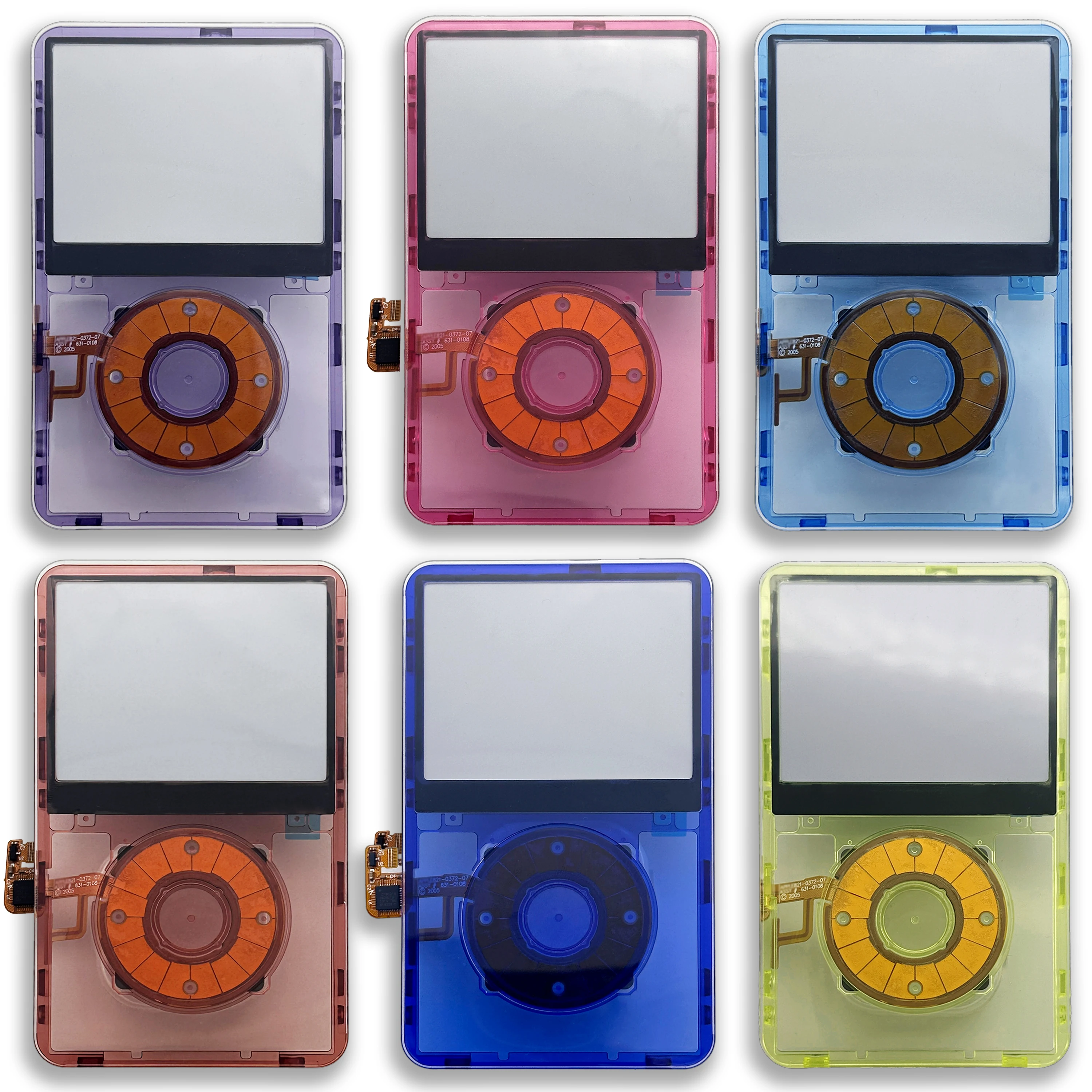For iPod Classic Video 5th 5.5th Transparent Front Faceplate