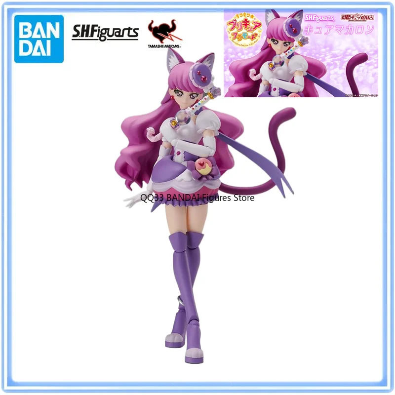 

Bandai Original Hugtto！Pretty Cure S.H.Figuarts Cure Macaron /Kotozume Yukari Action Figure Active Joints Model Desktop Model