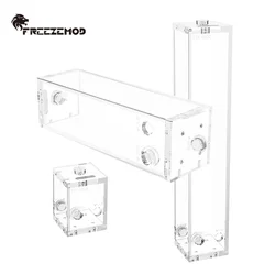 FREEZEMOD Water Cooled Reservoir Square Water Tank 150 /250 /450 /750 /850ML For Construction Of Water Cooling System