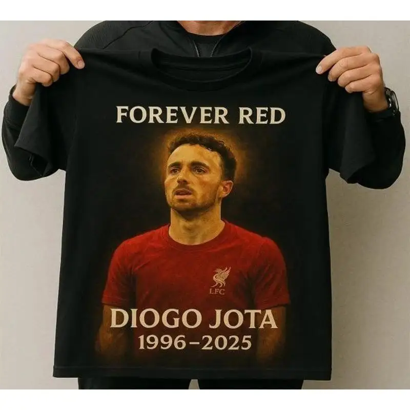 

Футболка Dioggggo Jota Forever Red 1996 2025, размер хлопка, хит продаж